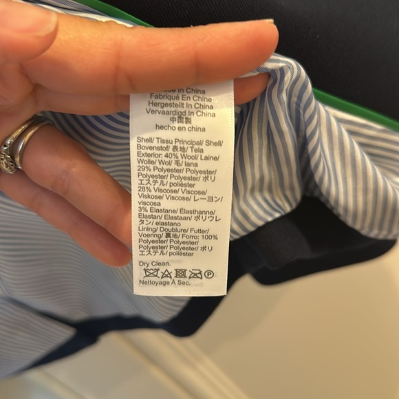 NWT J. Crew Blazer Womens 4 Navy - Picture 4 of 4